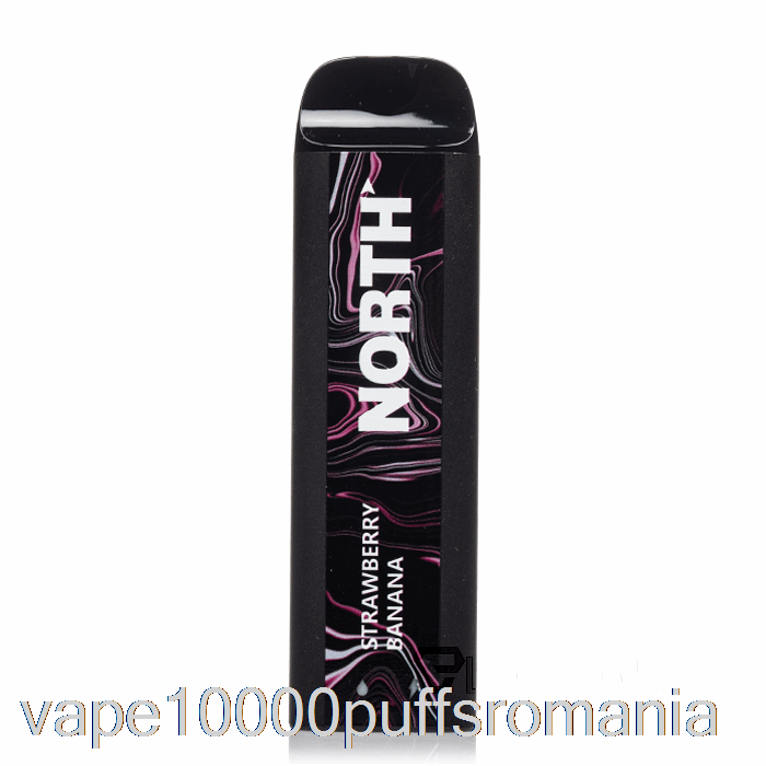 Vape Romania North 5000 Banana Capsuni De Unica Folosinta